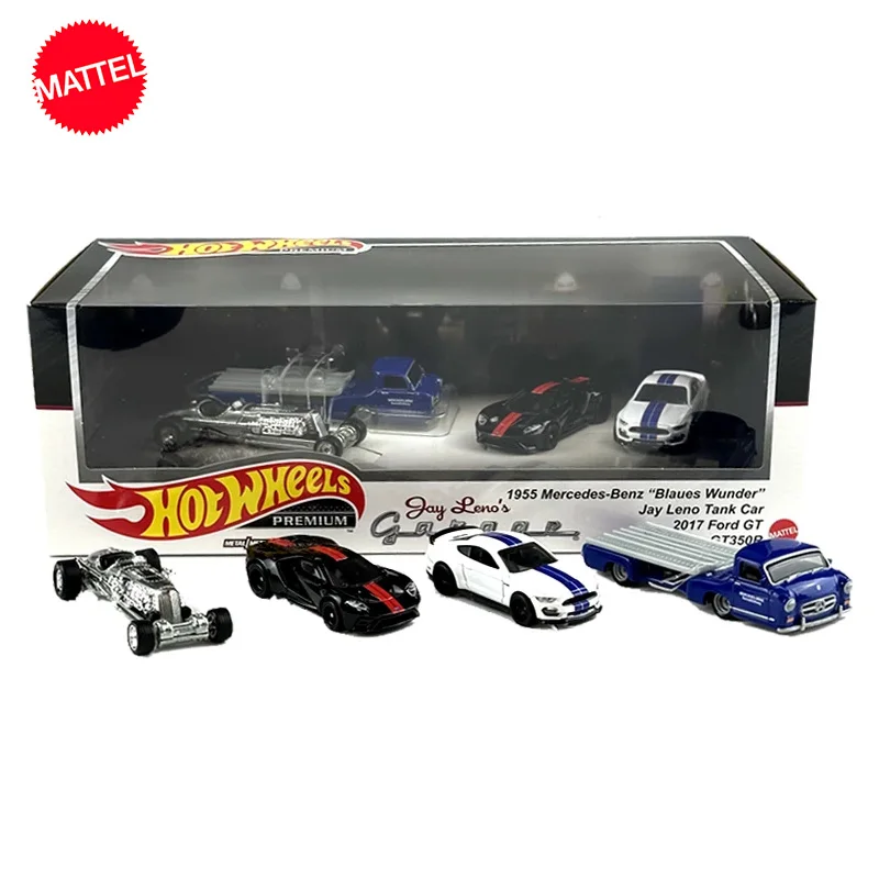 Original Mattel Hot Wheels Premium Car 1/64 Diecast Jay Leon Garage Benz Modello Di Veicolo Giocattoli Per Ragazzi Collezione Regalo Di Compleanno