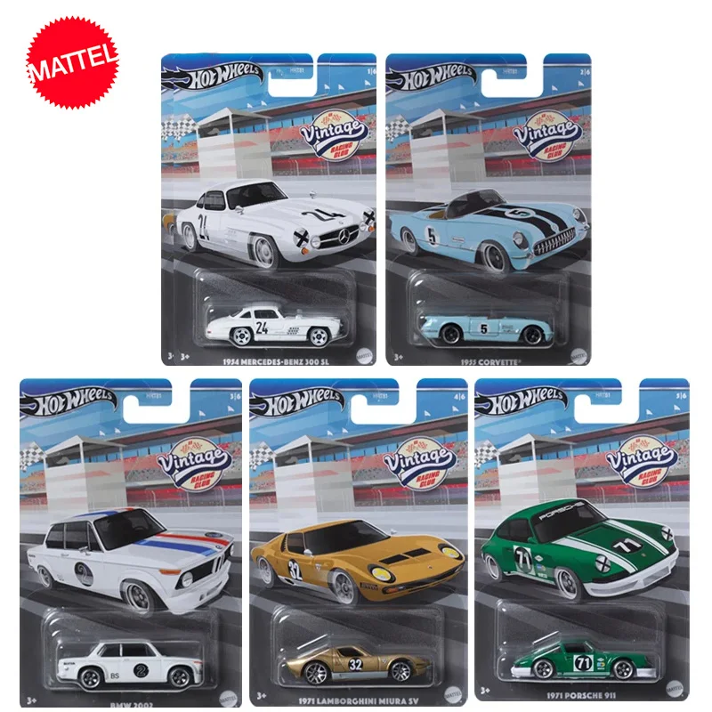Original Mattel Hot Wheels Car 1/64 Vintage Racing Club Set 1954 Mercedes-Benz 300 Sl Modello Di Veicolo Giocattoli Per Regalo Collezione Ragazzo