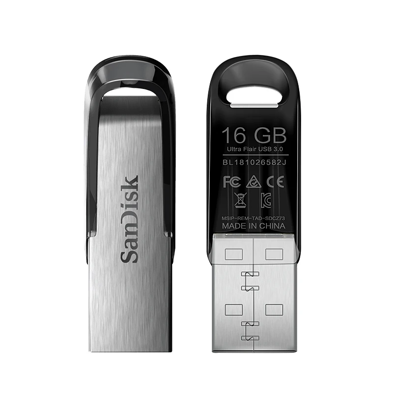 100% Originale Sandisk Cz73 Ultra Flair Usb 3.0 Flash Drive 32Gb 64Gb 128Gb Pen Drive 256Gb Memory Stick Ad Alta Velocità Da 16Gb