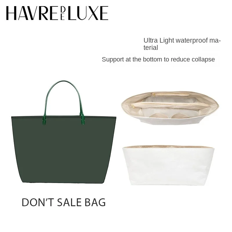 Havredeluxe Bag Organizer Per Goyard Tote Bag Liner Bag Tote Bag Dupont Paper Borsa Ultraleggera Accessori Per La Conservazione Della Borsa Media