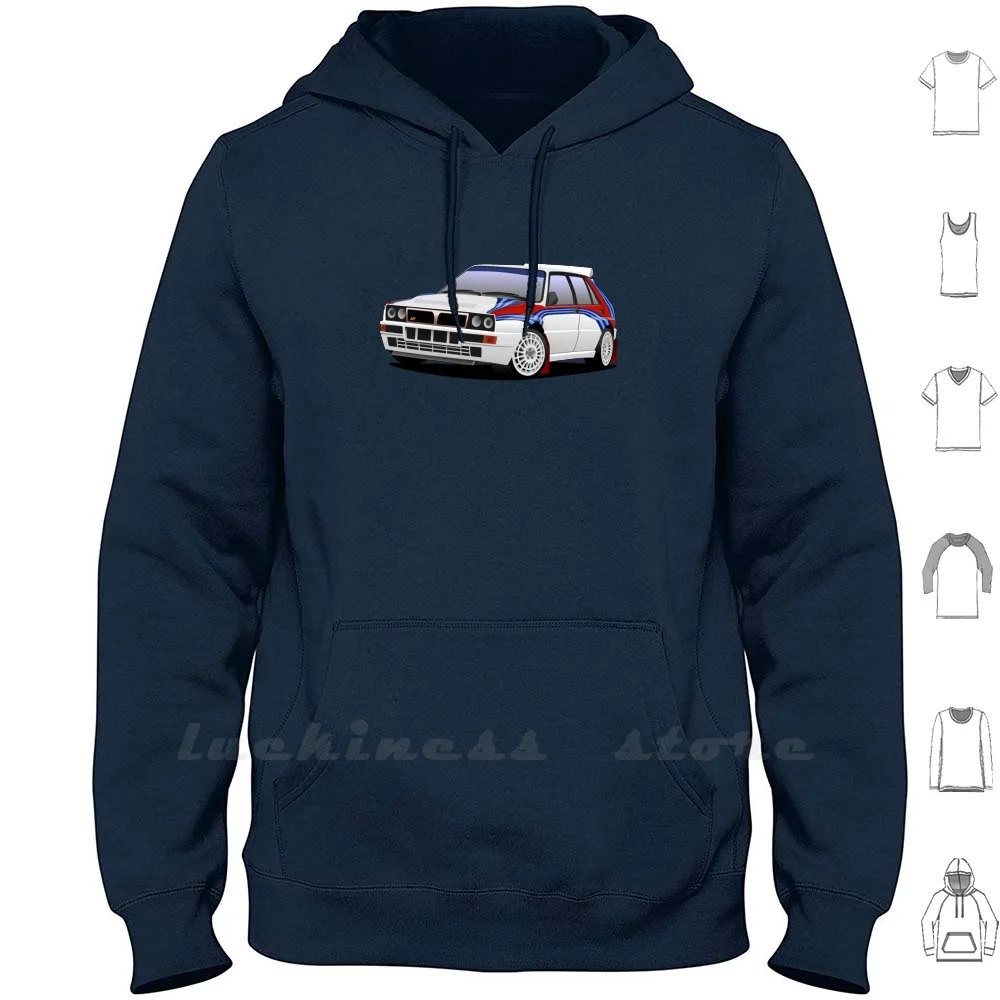 Delta Hf Integrale Evolution Felpe Manica Lunga Lancia Rally 037 Delta 2Wd Racing Auriol Biasion Alen