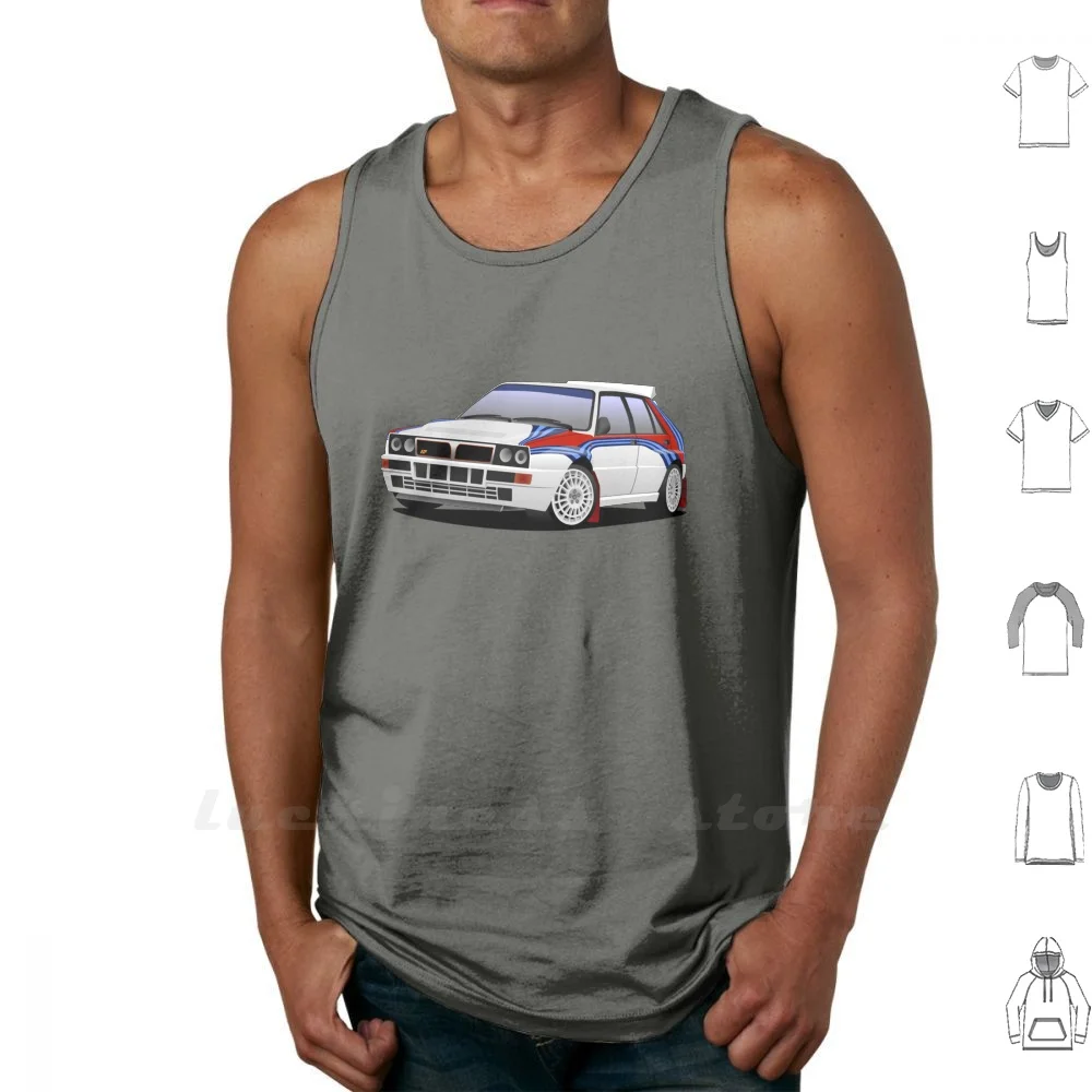 Delta Hf Integratore Evolution Canotte Gilet Senza Maniche Lancia Rally 037 Delta 2Wd Racing Auriol Biasion Alen