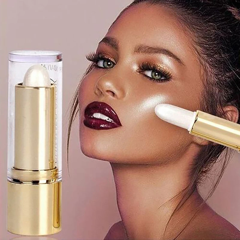 3 Colori 3D Viso Illumina Evidenziatore Bar Cosmetico Contorno Viso Bronzer Shimmer Evidenziatore Stick Correttore Crema Strumento Per Il Trucco