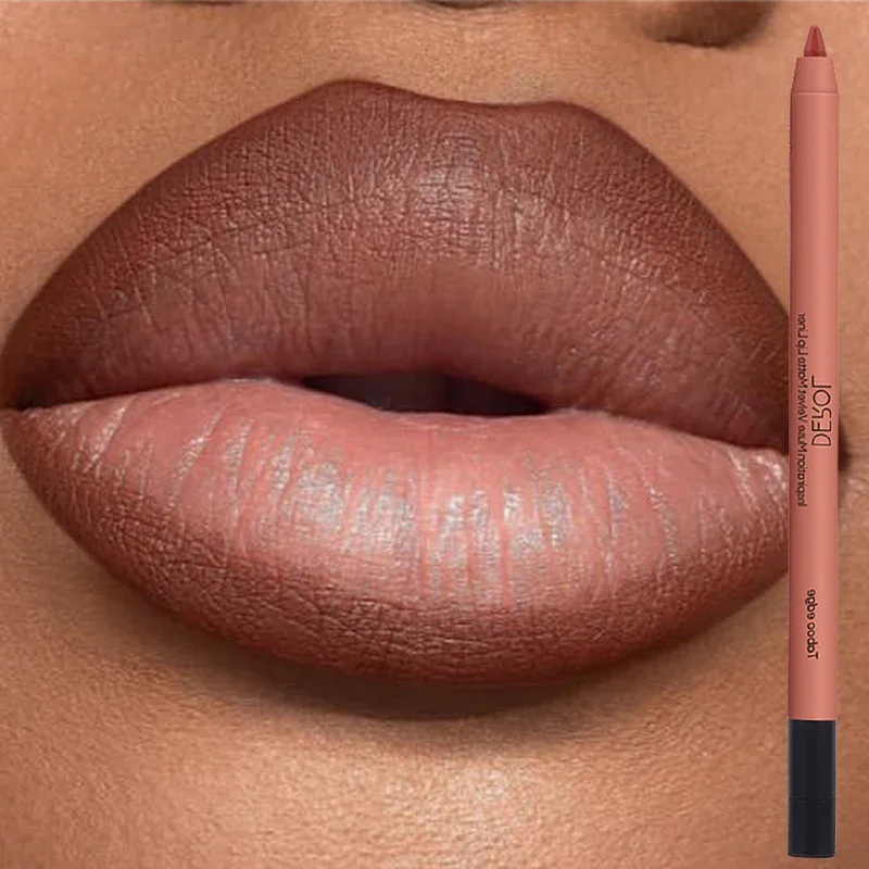 Contorno Labbra Forma Matita Matita Labbra Sexy Rosso Opaco Contorno Tinta Labbra Tazza Antiaderente Duratura Rossetto Nudo Labbra Trucco Cosmetico