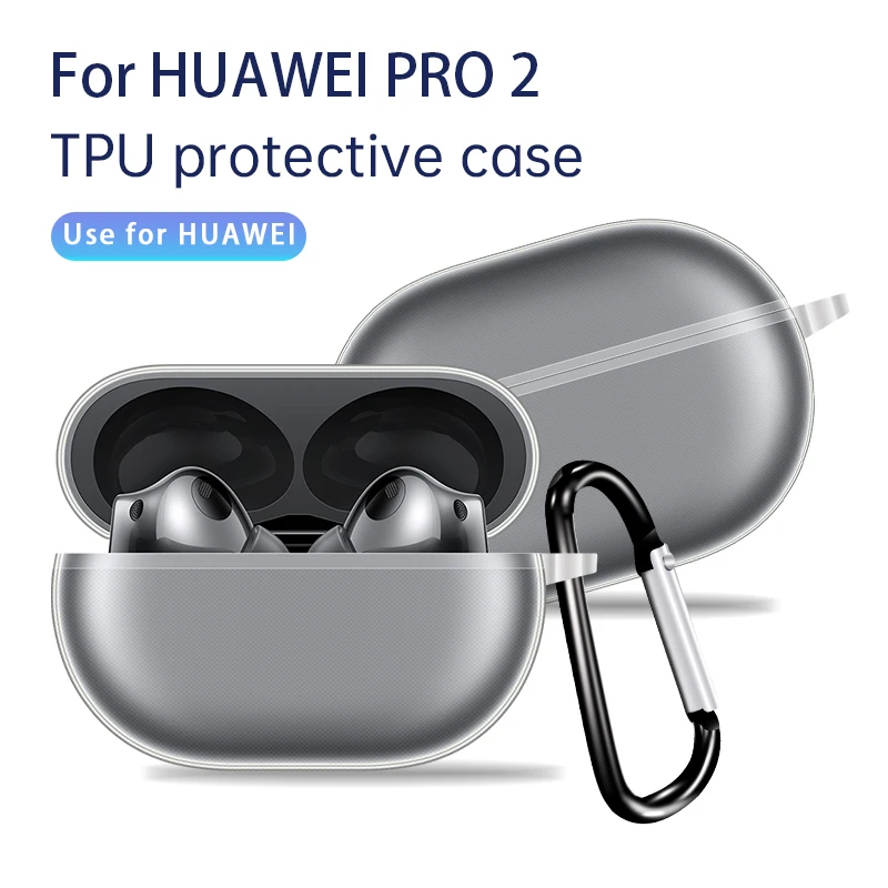 1 Pz Per Il Nuovo Huawei Freebuds Pro 2 Wireless Bluetooth Headset Cover Huawei Pro2 Custodia Protettiva Con Gancio