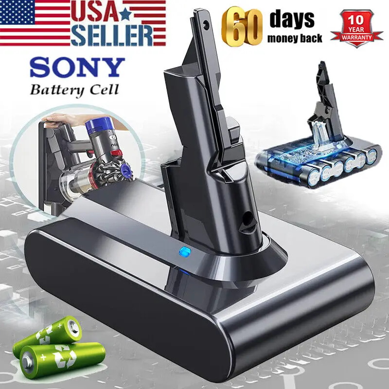 Per Dyson V7 Batteria Sv11 Motorhead V7 Animal V7 Absolute V7 Hepa 968670-06 Led 6000Mah Per Dyson Yh5