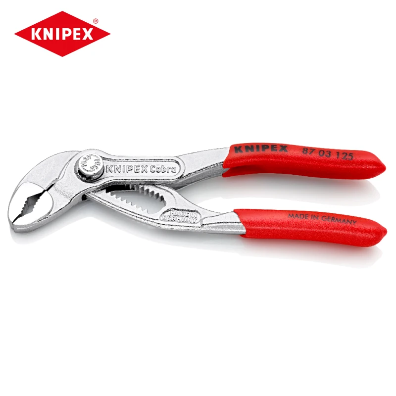 Knipex Cobra 87 03 125 Pinze Per Pompa Dell'Acqua Ad Alta Tecnologia Cromate 125Mm