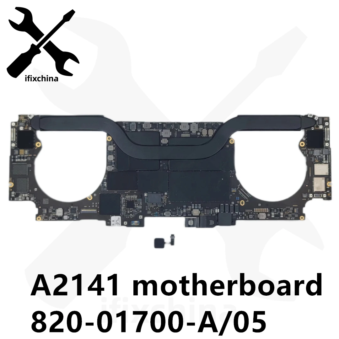 Scheda Madre A2141 Testata I7 I9 Per Macbook Pro Retina 16 "A2141 Scheda Logica 512Gb 1Tb Con Touch Id 820-01700-A 2019