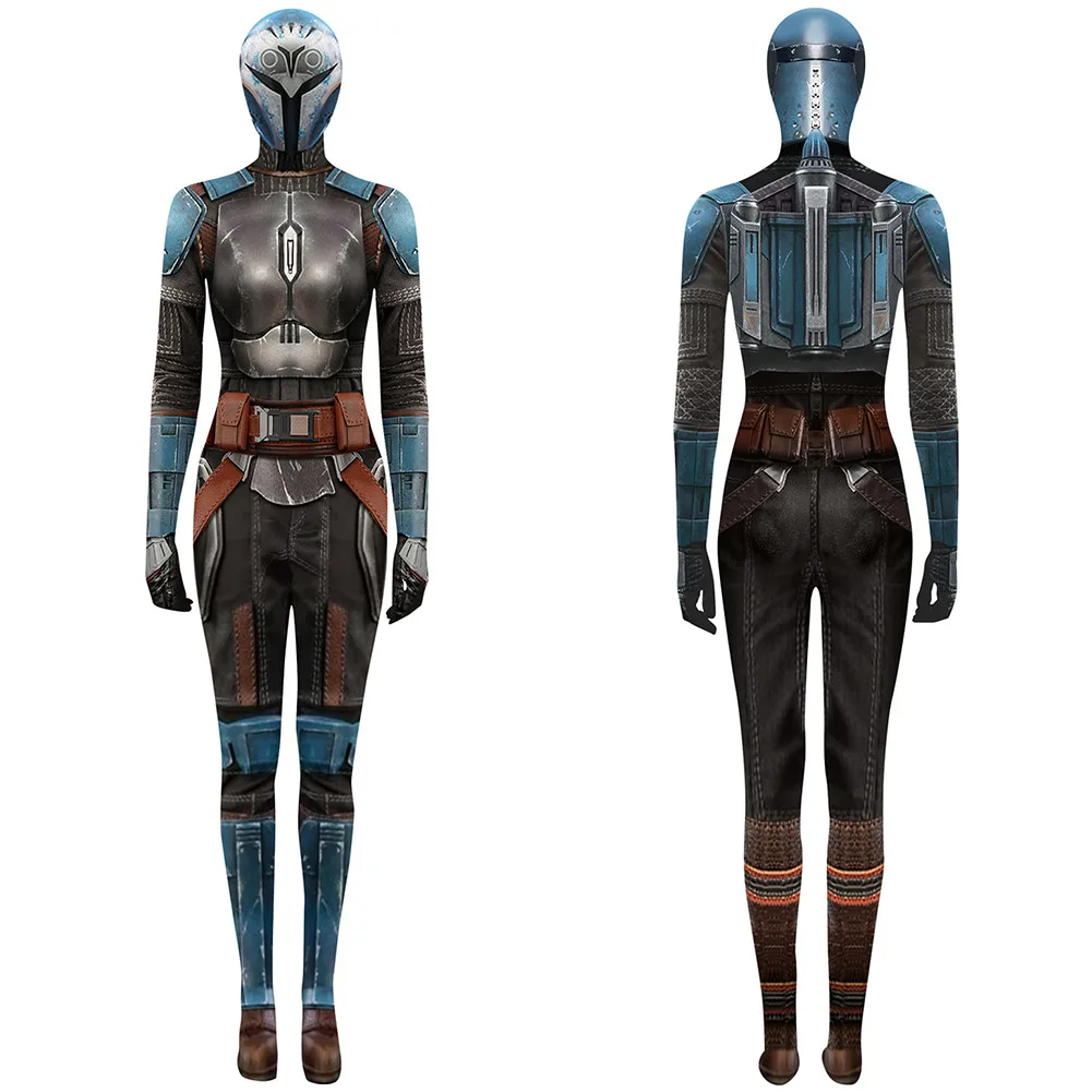 Bo Katan Kryze Costume Cosplay Donna Tuta Tuta Abbigliamento Monopezzo Fantasia Donna Festa Di Halloween Tuta Travestimento