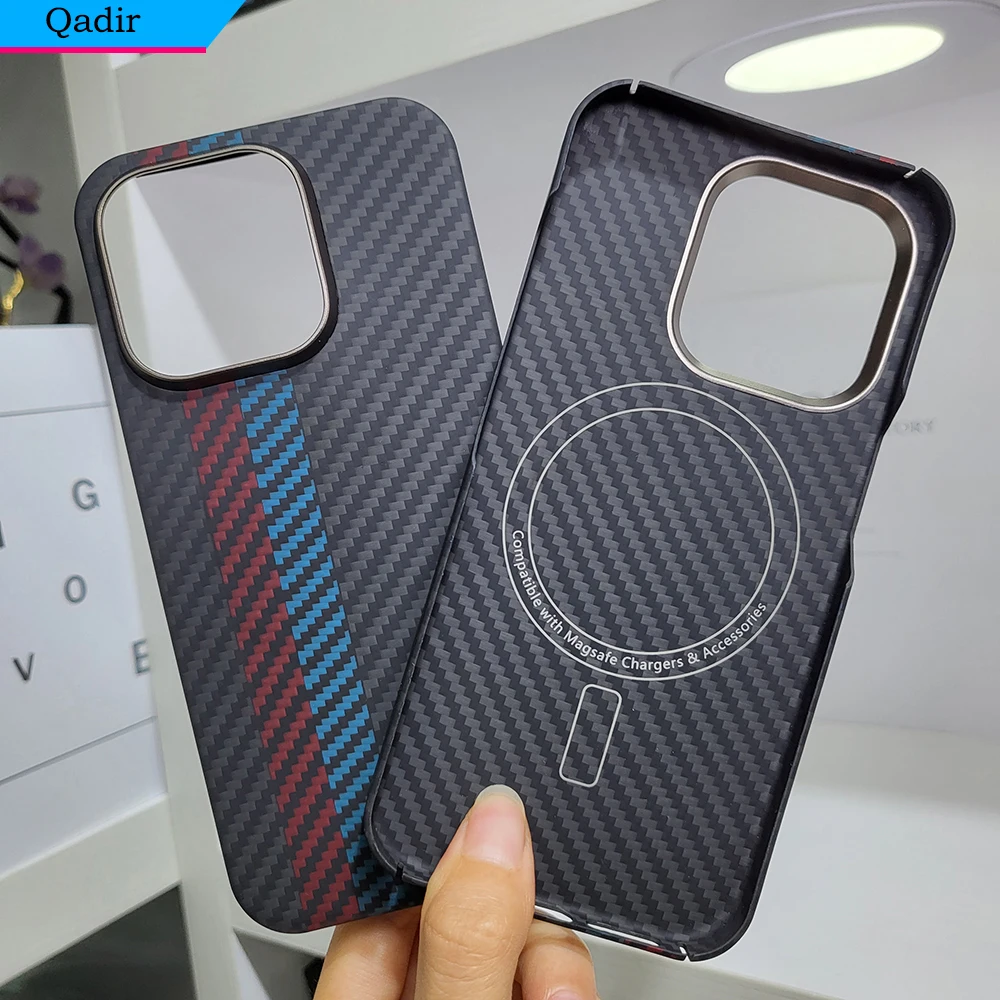 Qadir Color Fibra Di Carbonio Per Iphone 15 Pro Max Custodia Ultra Sottile Per Telefono Aziendale Per Iphone 15 Pro Max Custodia Rigida In Fibra Arami
