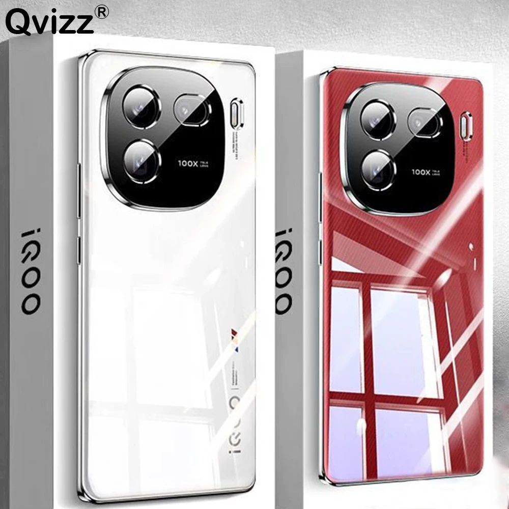 Per Vivo Iqoo 12 Pro Case Frameless Clear Ultra Thin Hard Pc Antiurto Bare Feeling Cover Per Telefono Muslimv2329A V2307A
