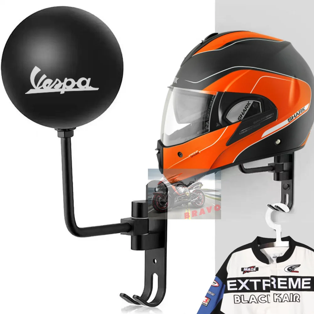 Logo Per Vespa Lx Lxv Sprint Gtv 50 150 250 Accessori Porta Casco Montaggio A Parete Caschi Espositore Chiavi Gancio Per Giacca