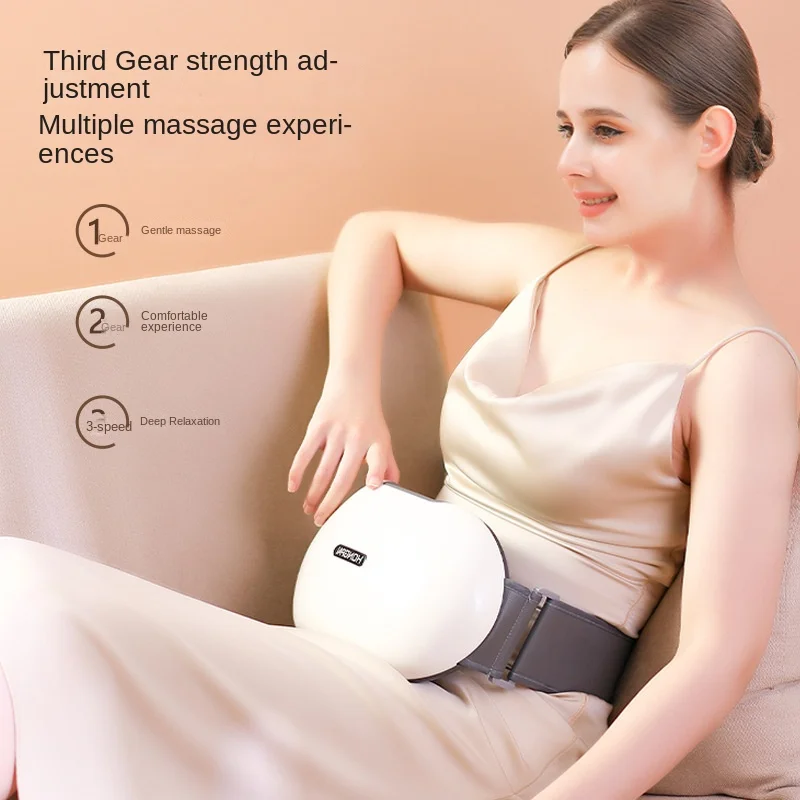 Bian Stone Sfregamento Strumento Addominale Pancia Terapia Di Moxibustione Elettrica Impacco Caldo Cintura Di Massaggio Massaggiatore Automatico Dell'