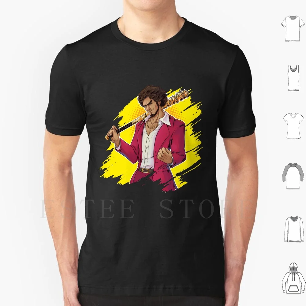 Ichiban Kasuga T Shirt Cotone Uomo Stampa Fai Da Te Yakuza Ichiban Kasuga Ichiban Kasuga Come Un Drago Ryu Ga Gotoku