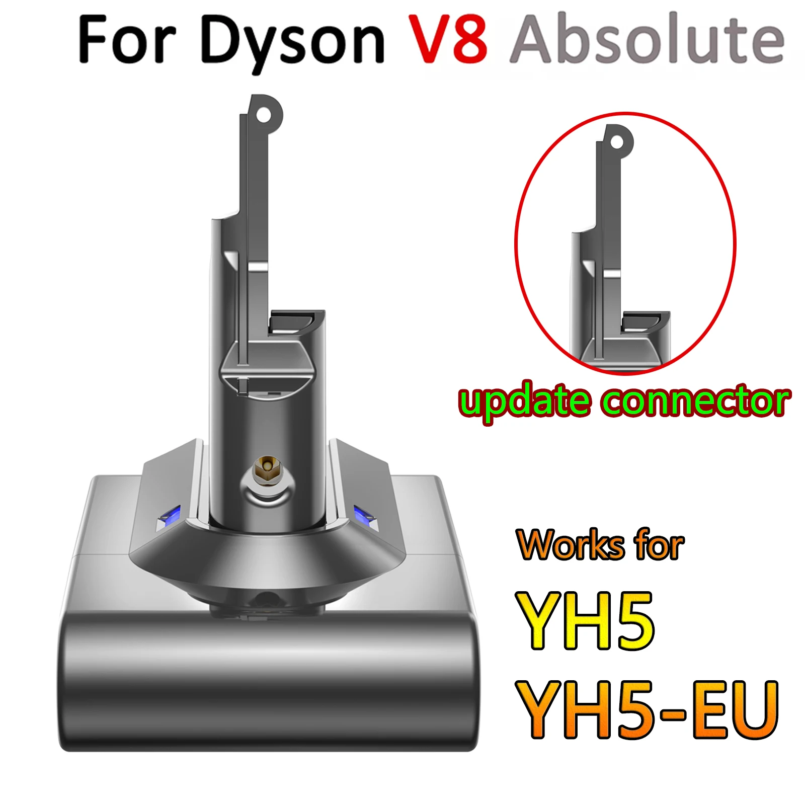 Per Batteria Dyson Yh5 Per Batteria Dyson V8 Yh5 Aspirapolvere Assoluto Per Batteria Dyson V8 V8 Sv10 Batterie V8 Fluffy V8 Animal