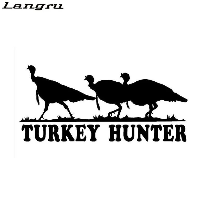 Stile Di Personalità Turquia Hunter Caca Adesivo De Vinil Carro Decalque Tres Perus Selvagens E Auto Stylings Adesivos Jdm
