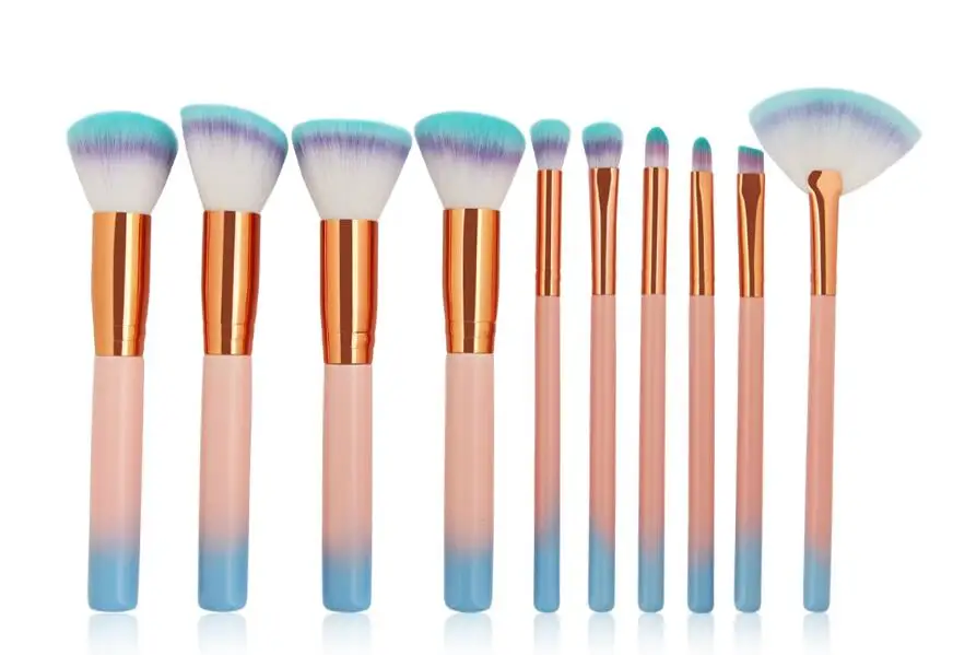 Produttori Di Vendita Diretta Di 10 Spazzola Di Trucco Set Di Strumenti Di Trucco Per Una Rapida Vendita Attraverso Il Confine Attraverso Ebay E Amazo