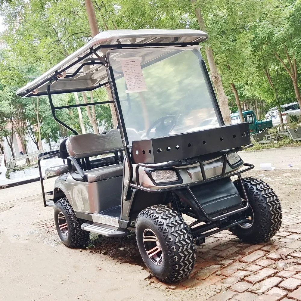 Nuovo Stile Di Arrivo 4Kw/5Kw Motor Seat Club Cart Electric Golf Buggy Hunting Car Con Ce