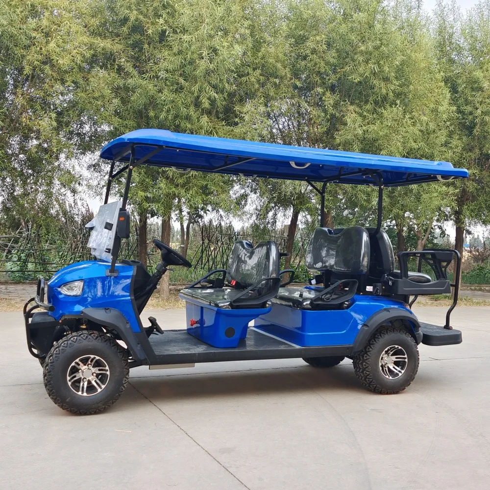 3.5/4/5/7Kw Motore 48/60/72V Piombo Acido/Batteria Al Litio Parabrezza Paraurti 2/4/6/8 Sedile/Posto/Passeggero Carrello Da Golf Elettrico