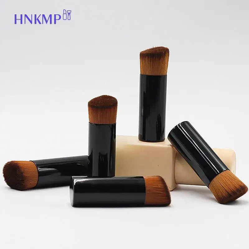 Pennello Per Trucco Kabuki Con Testa Inclinata Correttore In Polvere Blush Contour Fondotinta Liquido Viso Pennello Professionale Strumento Per Cosmet