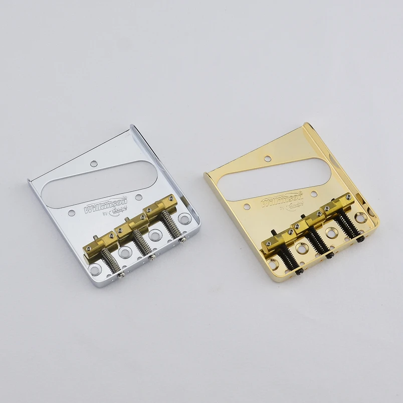 1 Set Originale Genuino Wilkinson Wtb Vintage Guitar Bridge Con Selle In Ottone 【Made In Korea】