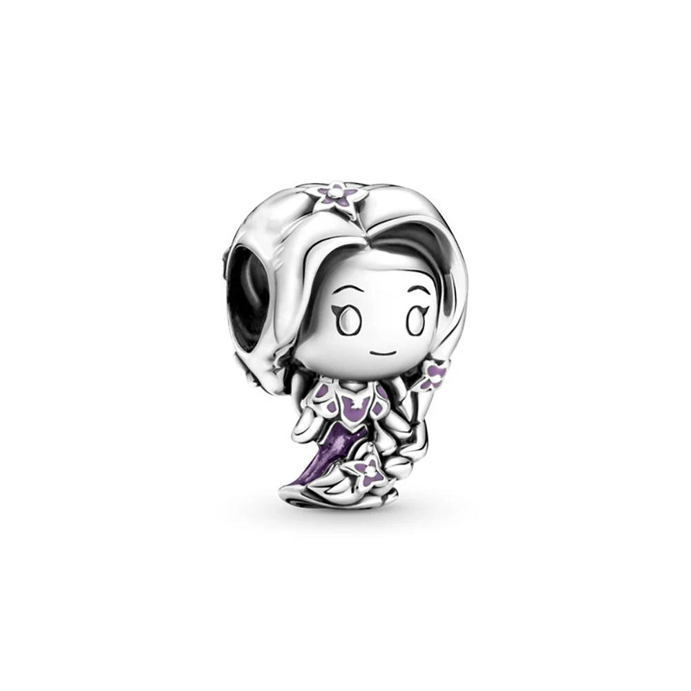 Fit Original Pandora Charms Bracciali Disney Aggrovigliato Rapunzel Charm Charm Jewelry Berloque