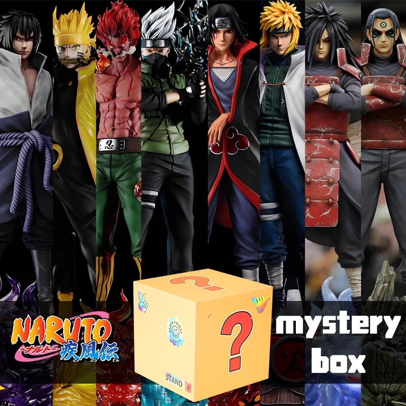 Naruto Anime Figure Blind Box Lucky Box Figure Sasuke Itachi Kakashi Mystery Box Anime Miglior Regalo