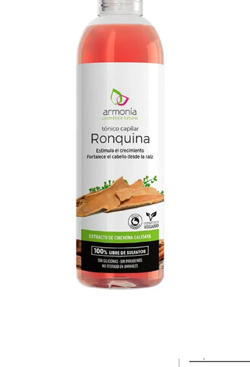 Ronquina Tonico Capillare 200Ml Combinazione Di Due Estratti Naturali, Quina, Rosmarino, Rivitalizzano, Danno Lucentezza Ed Elasticità Ai Capelli, Aiu