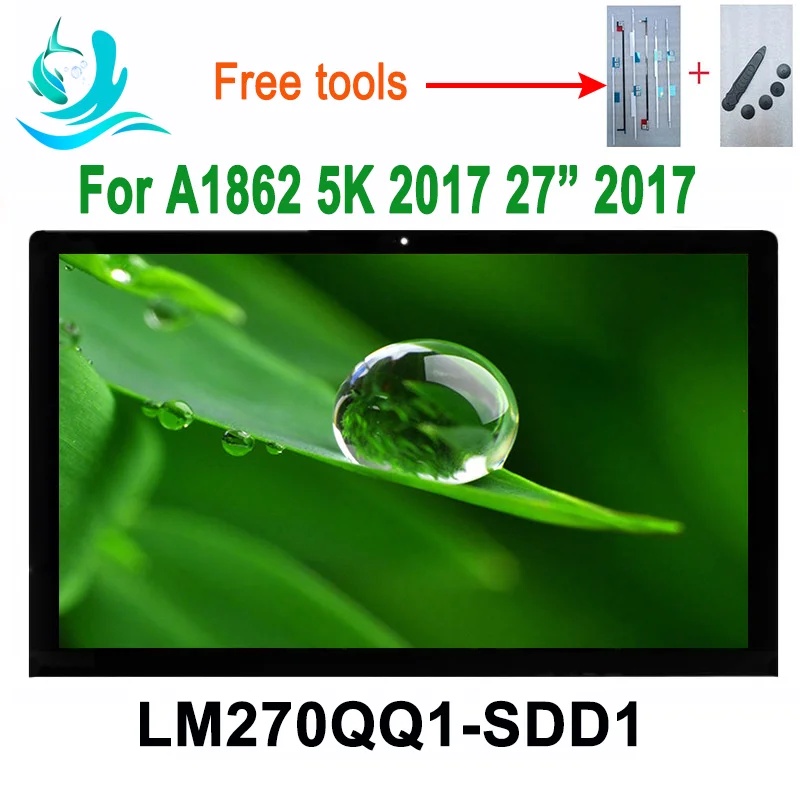 Lm270Qq1 Sdd1 D1 Lm270Qq1-Sdd1 Nuovo Schermo Lcd Per Imac Pro 27 ''A1862 Retina 5K Mq2Y2 Emc3144 2018 Anno Lm270Qq1(Sd)(D1)