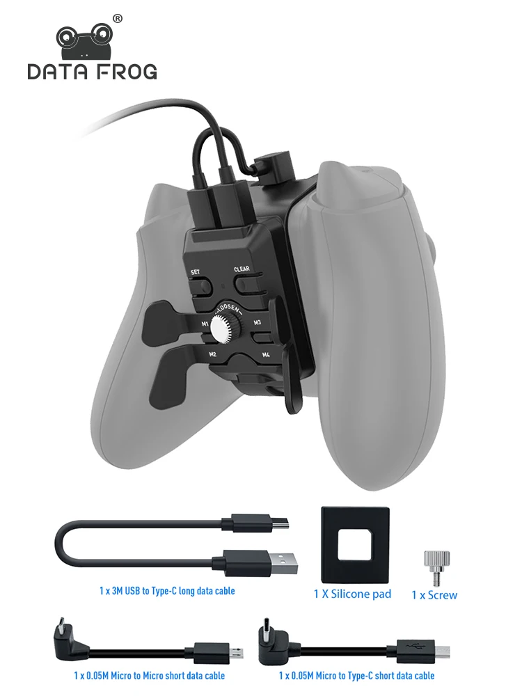 Data Frog Controller Pulsante Posteriore Attacco Per Xbox Series X/S Gamepad Adapter Paddle Keys Per Xbox One S/X Accessori Da Gioco