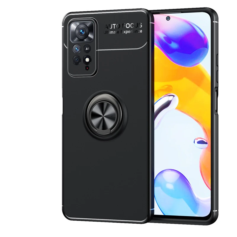 Per Xiaomi Redmi Note 12 Pro 4G Cover Redmi Note 12 Pro 4G Capa Soft Ring Custodia Magnetica Cover Redmi Note 12 Pro 4G Fundas