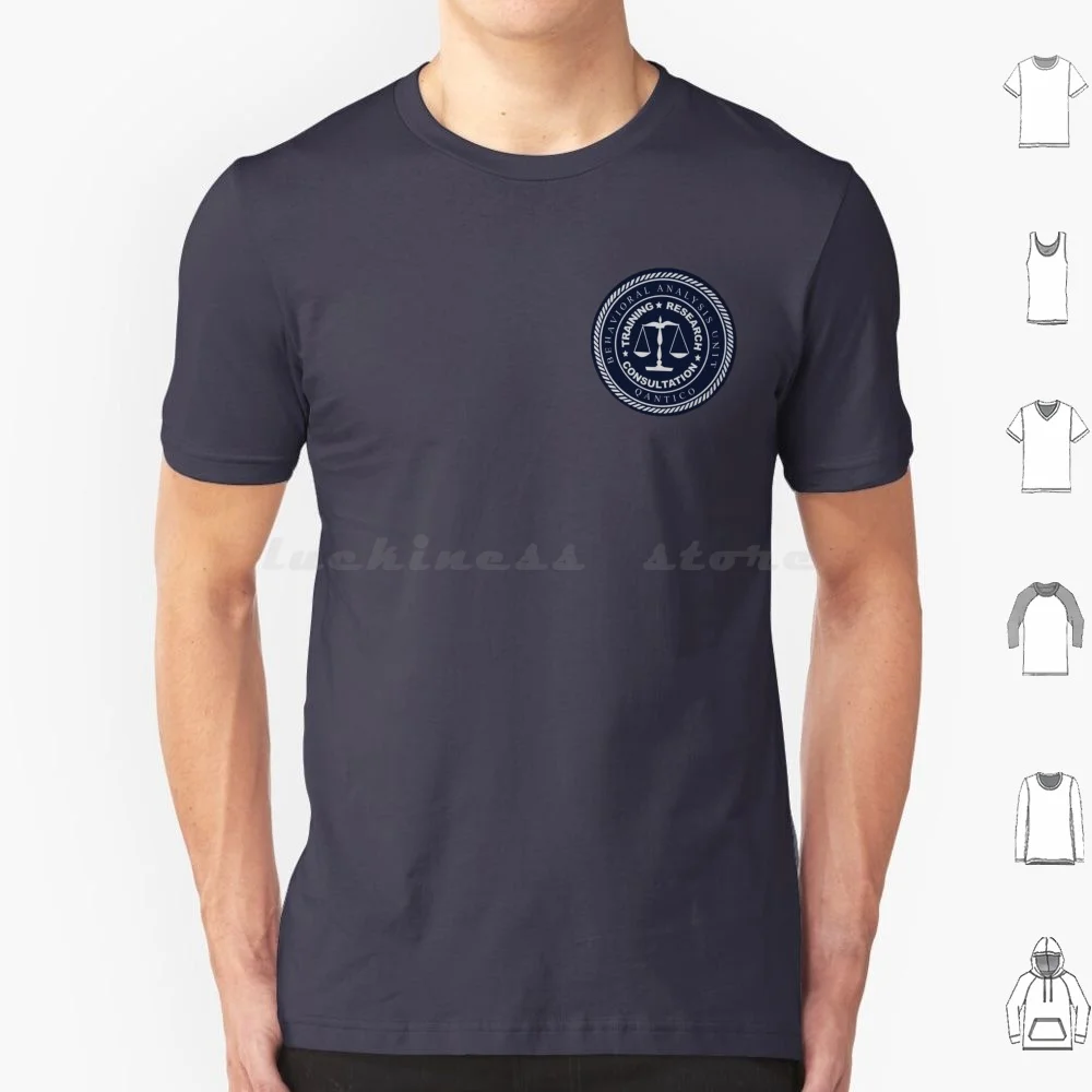 Bau-Logo T Shirt Big Size 100% Cotone Bau Depenal Minds Peninalminds Id Spencer Spencer Spencer Morgan Derek Morgan Hotch