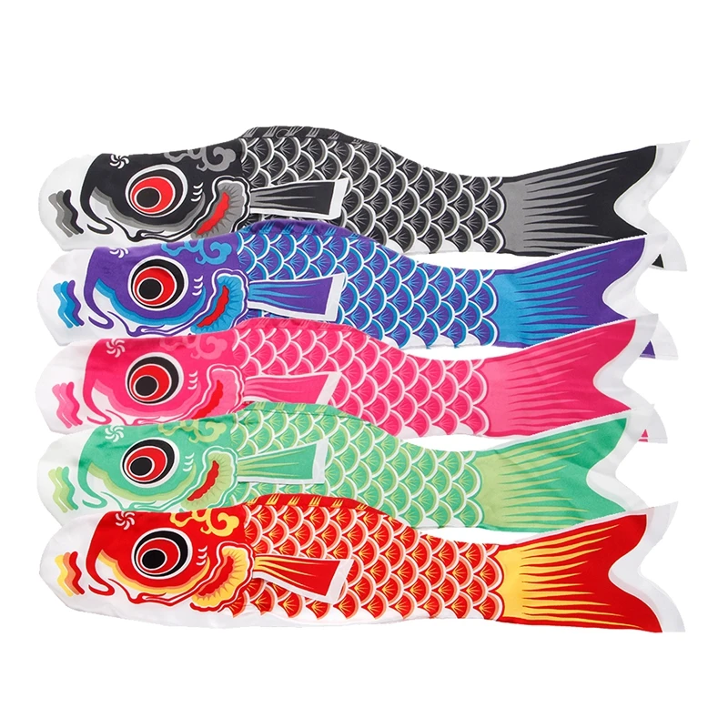 55Cm 70Cm 100Cm 150Cm Koi Nobori Carp Wind Socks Koinobori Colorful Fish Flag Hanging Wall Decor