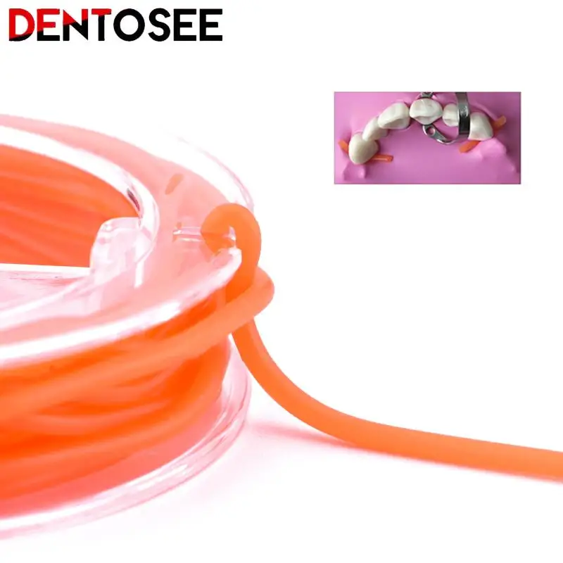 Diga Di Gomma Dentale Cavo Stabilizzante Cunei Di Fissaggio Elastici Linea Autoclavabile Medio 2.1M /Dia 1.8Mm Per Morsetti Per Lastre Di Diga Di Gomm