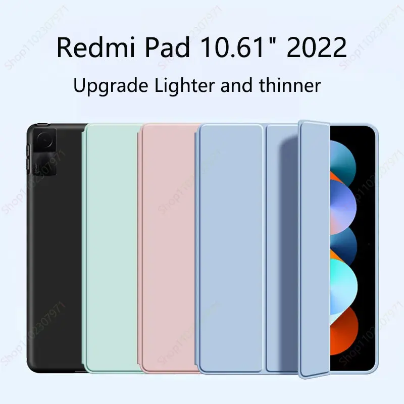 Per Xiaomi Redmi Pad Se 11 ''10.61" 2023 Xiaomi Mipad 6 Mi Pad 6 Pro Flip Stand Custodia Protettiva In Silicone Redmi Pad Custodia Da 10.61''
