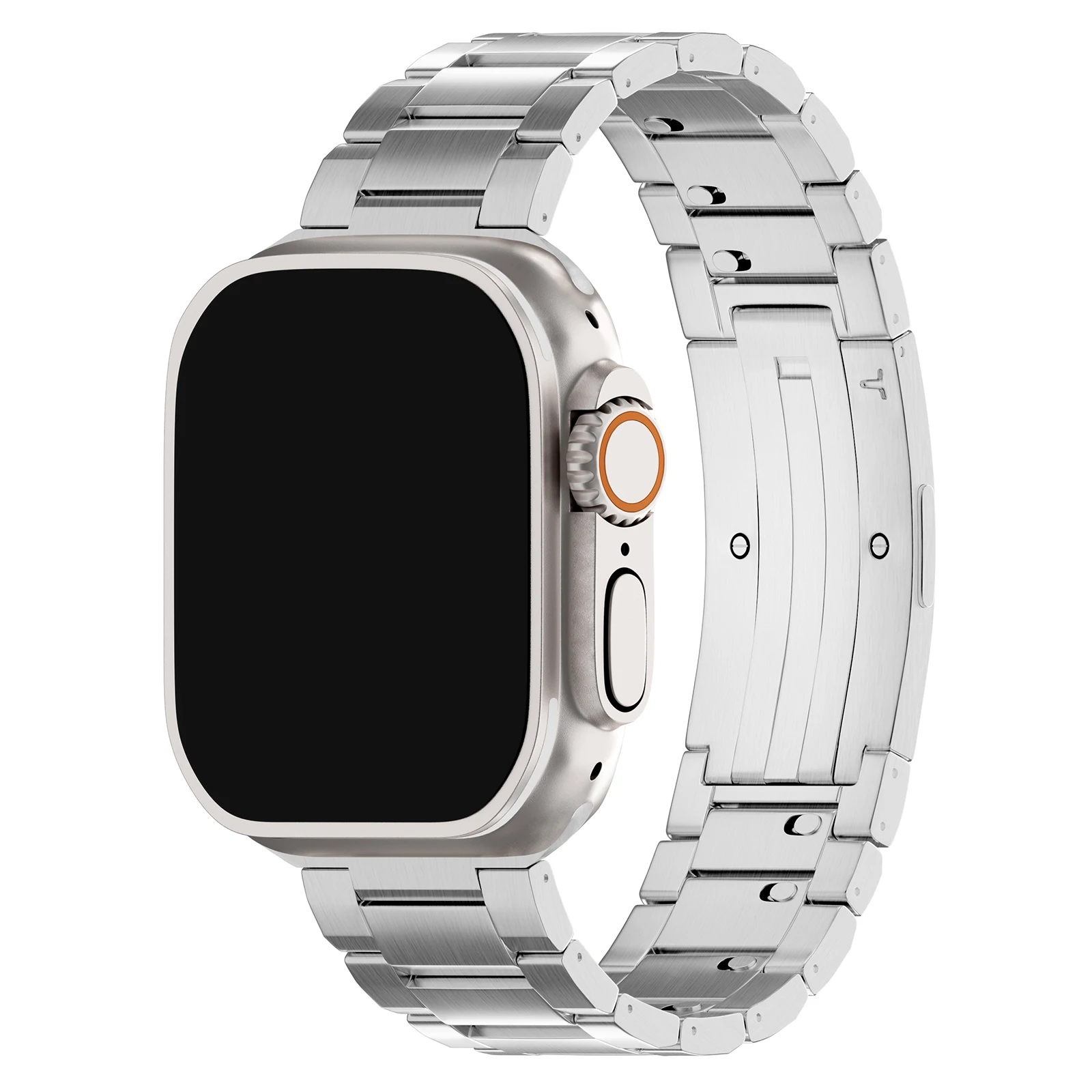 Gorpin Per Apple Watch Ultra 2/Ultra 1 Band 49Mm, Cinturino In Metallo Titanio Per Iwatch Apple Watch Ultra Band, Argento