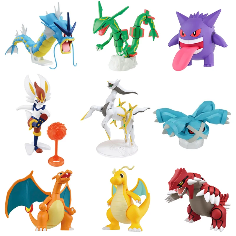 Pokemon Figures Model Kit Quick Cenerentola Arceus Charizard Dragonite Gengar Metagross Groupon Mobile Pvc Toy
