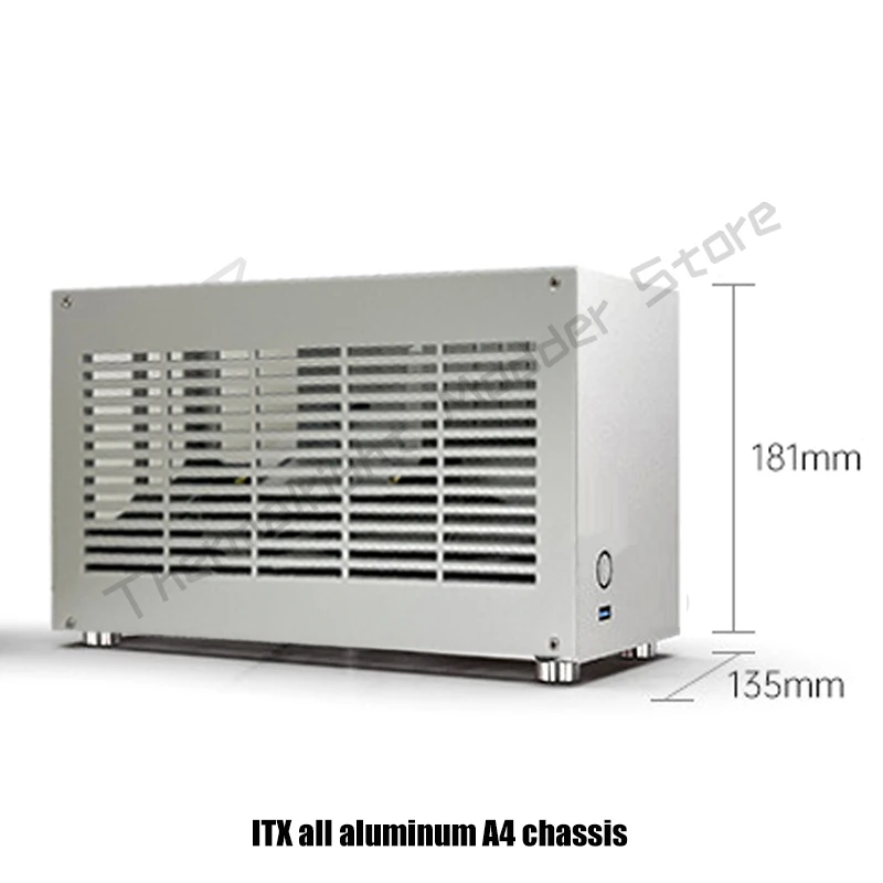 Supporto Mini Case Itx In Alluminio Sfx/Sfx-L Psu/70Mm Cpu Cooler/210Mm Gpu/Ssdx2/,Usb 3.0 X1 Htpc Mini Pc Desktop Gamer Cabinet