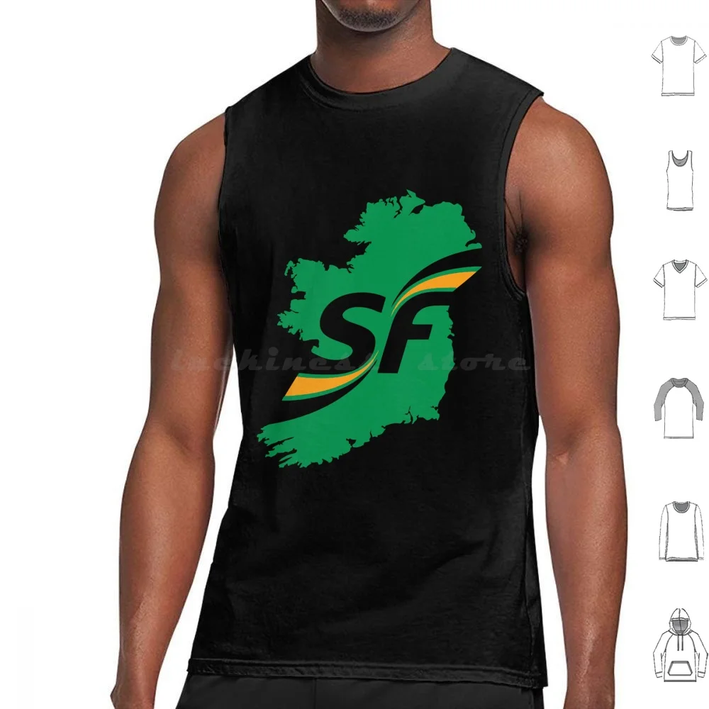 Best To Buy-Sinn Fein Logo Canotte Essenziali Gilet Senza Maniche Best Buy Sinn Fein Logo Essential