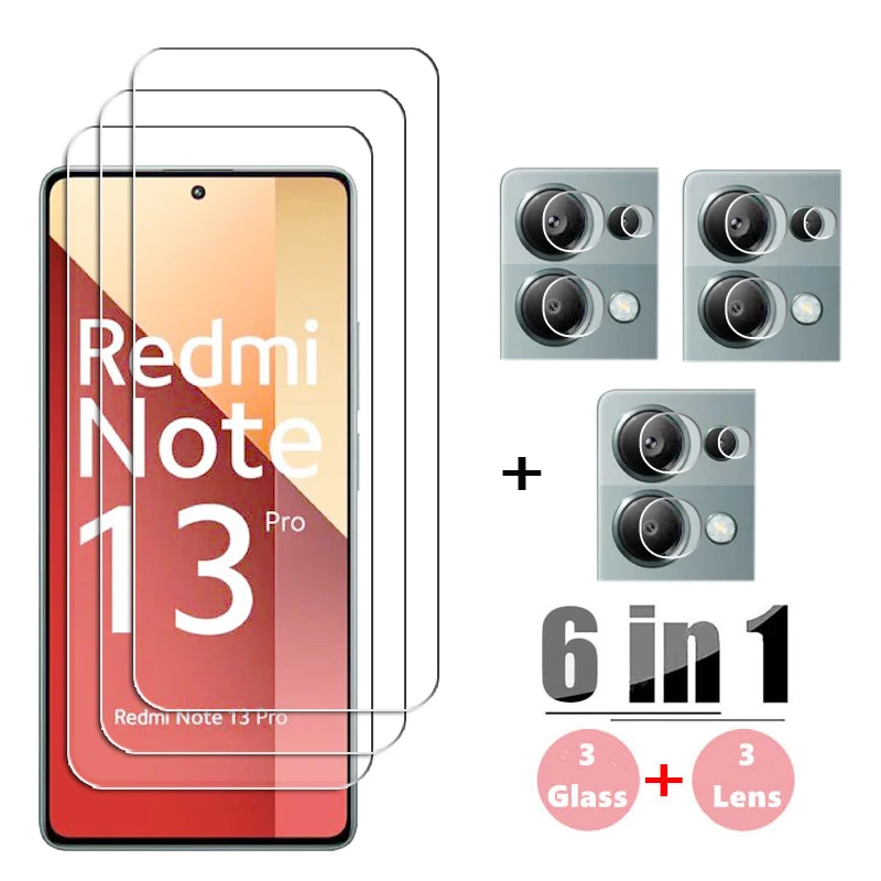 Per Xiaomi Redmi Note 13 Pro 4G Vetro Temperato Redmi Note 13 Pro Pellicola Proteggi Schermo Per Fotocamera Redmi Note 13 Pro Glass