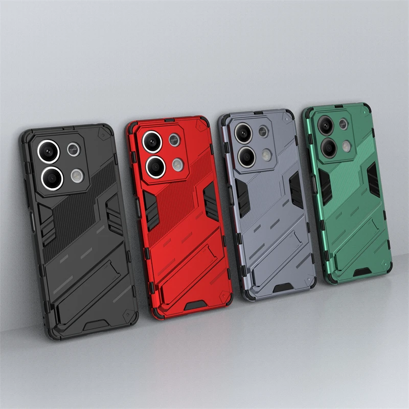 Per Xiaomi Redmi Note 13 Pro Custodia Cover Redmi Note 13 Pro Capas Paraurti Cavalletto Supporto Antiurto Fundas Redmi Note 13 Pro Plus