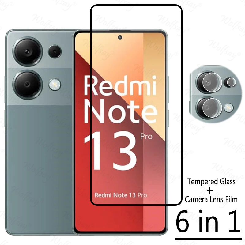 Vetro Temperato Per Redmi Note 13 Pro 4G Screen Protector Redmi Note 13 Pro 4G Global Camera Glass Per Redmi Note 13 Pro 4G Glass