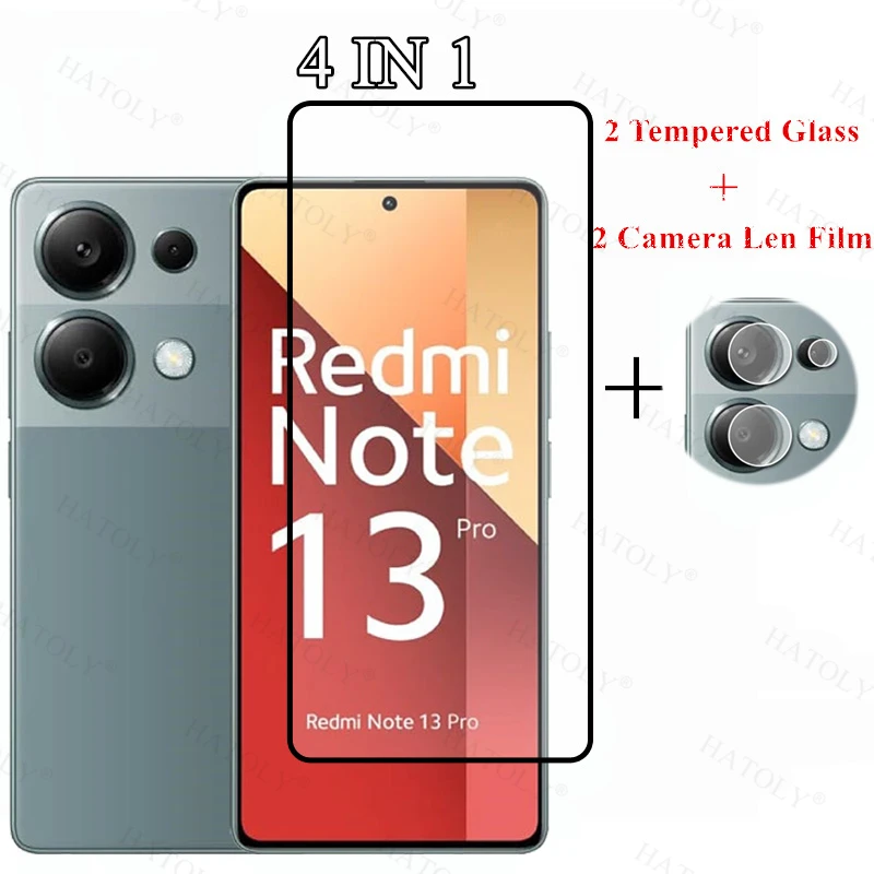 Vetro Temperato Per Redmi Note 13 Pro 4G Proteggi Schermo Obiettivo Fotocamera Redmi Note 13 Pro 4G Vetro Per Redmi Note 13 Pro 4G Vetro