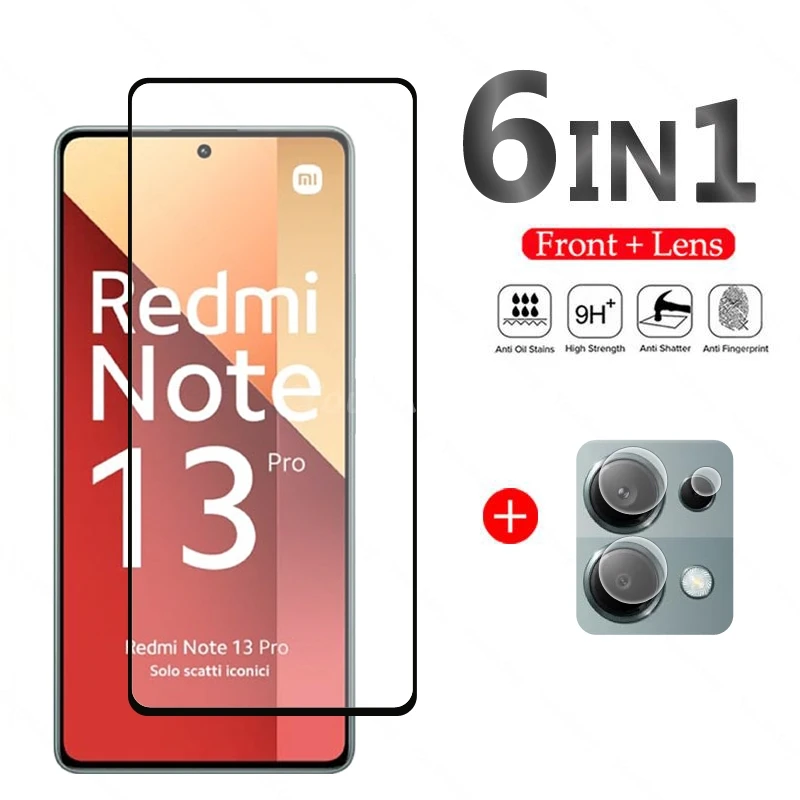 Per Xiaomi Redmi Note 13 Pro Glass Screen Protector Camera Film Glass Redmi Note 13 Pro Vetro Temperato Redmi Note 13 Pro Glass