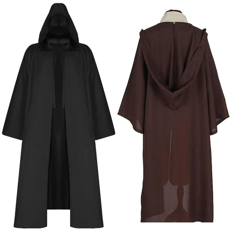 Kids Star Wars Mantello Cosplay Jedi Knight Star Wars Mantello Con Cappuccio Mantello Halloween Costume Cosplay Per Mantello Adulto