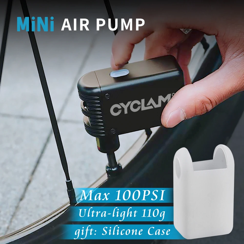 Cyclami Mini Plus E-Pump Portatile Per Bicicletta Cordless Air Inflator Presta Schrader Valve Outdoor Cycling Mtb Accessori Per Bici