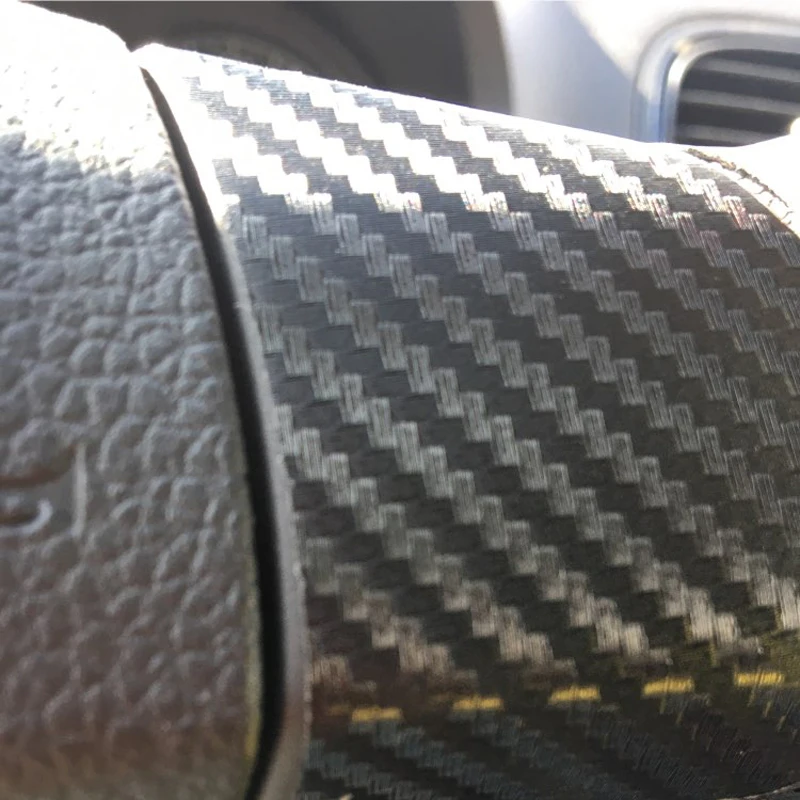 Fibra Di Carbonio 3D Lenkrad Biciclkleber 3D Per Volkswagen Vw Golf 6 Polo Jetta Mk5 Mk6 Bora Touran Tiguan Auto Styling
