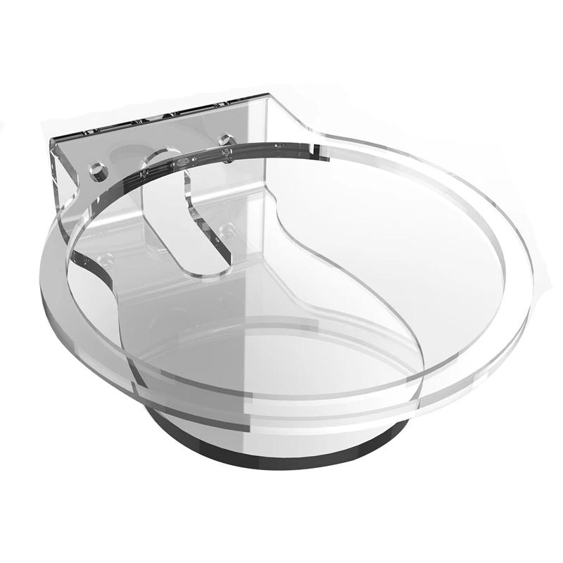 Supporto Per Staffa Salvaspazio In Acrilico Trasparente Per Montaggio A Parete Per Echo Dot 4 Per Echo Dot 5