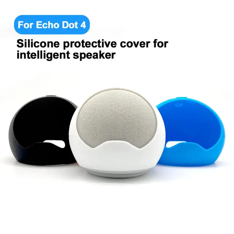 Custodia In Silicone Per Altoparlante Amazon Echo Dot 4 Custodia Antipolvere Custodia Morbida Per Accessori Per Altoparlanti Echo Dot 4