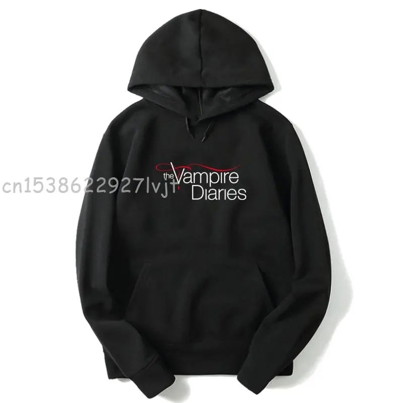 The Vampire Diaries Felpa Con Cappuccio Felpa Donna Harajuku Felpe Con Cappuccio Hip Hop Streetwear Felpa Mujer Bluza Damska Inverno Donna